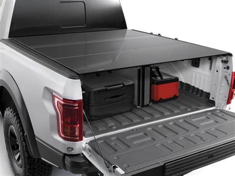 truck with tonneau cover storage